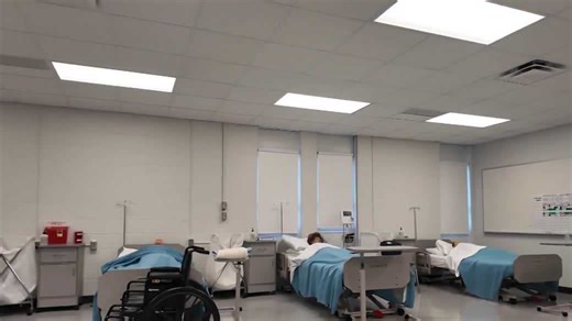 Moore High School health science students return to lab after intentional fire