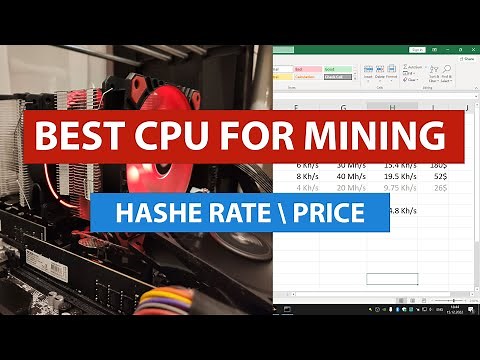 Best CPU for mining: comparison of AMD Ryzen, Intel Xeon, Intel Core. Hashe rates \ prices.