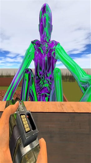 Facing the GIANT Neon Monster! 😱 | GMod Maze Survival