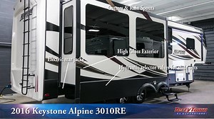 4 comments | The 2016 Keystone RV Alpine 3010RE is a beautiful 5th...