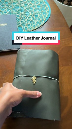 DIY Leather Portfolio Journal - My First Attempt!