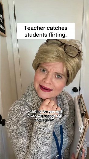 Teacher Catches Students Flirting
