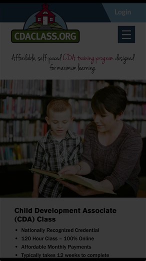 Interesting in getting your CDA this online program works at your pace. Also check with your local agency to see about programs or scholarships to help with your CDA journey. #childcareprovider #chikdcare #cdaprogram #earlychildhoodeducation