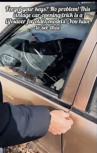 How To Open Your Car Door Using Only String!