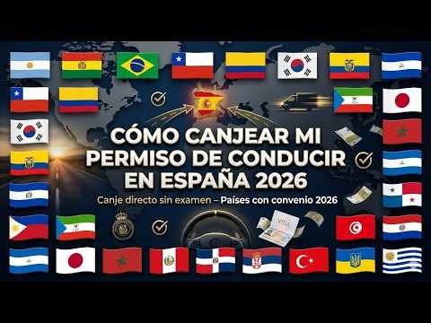 Cómo Canjear tu Permiso de Conducir en España 2026 🚗 Paso a Paso | Requisitos, Cita y Consejos