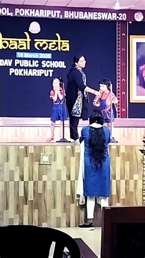 deeyan ko laga pyass... practice at pokhariput DAV public school #baalmela#vairal #shorts