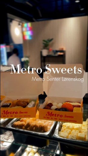 Metro Sweets at Metro Senter. @Metro Restaurant and sweets #indiansweets #indiskmat #lørenskog #metroSenter #oslofoodie