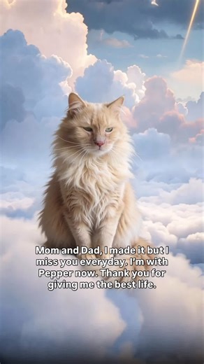 Bodie, we love and miss you so much. You will live in our hearts forever. #Rainbowbridge #petheaven #pettribute #petmemorial #cat 🐾 Create your custom AI pet tribute today → https://requests.tributetails.com 🌈 All Tribute Tails videos are created with personalized, custom AI prompts.