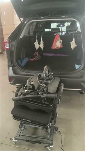 How to Use Car Wheelchair Lift | Effortless Loading for Electric Wheelchairs #car #disability