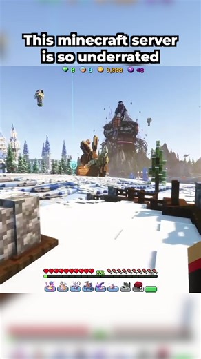 This Minecraft server is SO Underrated! #minecraft #minecraftbedrock #minecraftbuilding #minecraftserver #pokemon