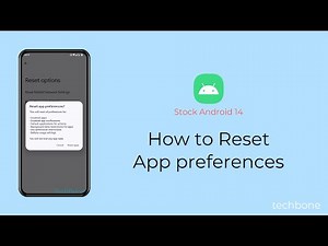 How to Reset App preferences [Android 14]