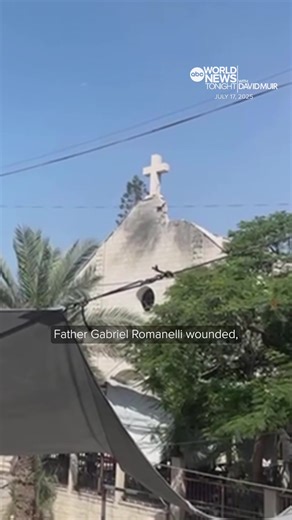 David Muir reports on the deadly Israeli strike on the only Catholic church in #Gaza – the same church that the late #PopeFrancis used to call every day to speak with its pastor – killing at least three people and wounding 10 others, including Father Gabriel Romanelli. Prime Minister #Netanyahu described the IDF’s attack on the church as a