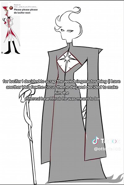Hazbin Hotel Character Redesign: Lucifer Morningstar Transformation