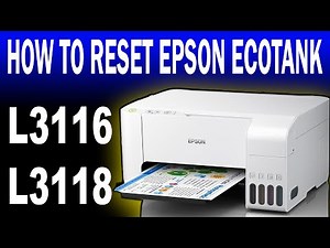 How to Reset Epson L3116/3118