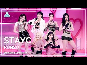 (ENG sub) [예능연구소 4K]스테이씨 직캠 'RUN2U' (STAYC FanCam) @Show!MusicCore 220226