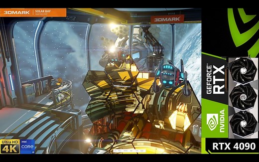 【4K60帧】3DMark新推出的跨平台光追跑分工具 Solar Bay 跑分测试 | 13900K+4090 | 作者：Bang4BuckPC Gamer