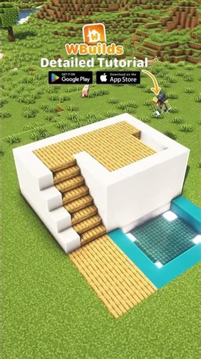 Minecraft Modern Base🏠 #shorts