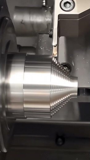 CNC turning #cnc #cncmachining #cncmachine #cnclathe #cncmachinist #cncturning #precisionparts