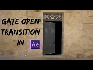 Create an Advanced Door Open Transition in After Effects!