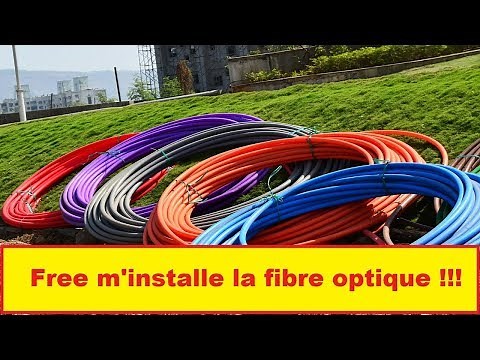 FREE M'INSTALLE LA FIBRE OPTIQUE !!! (ça tourne mal)