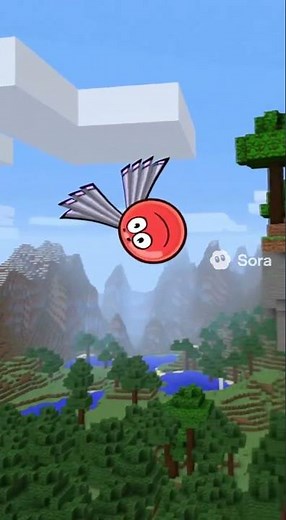 #redball4 Flying in #minecraft