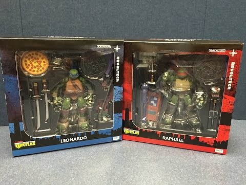 TMNT Revoltech - LEONARDO and RAPHAEL