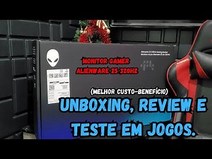 UNBOXING + REVIEW do Alienware AW2525HM (25") — 320Hz