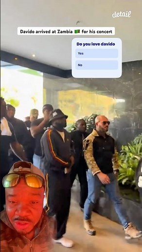 Davido bodyguard is it again in Zambia 🇿🇲