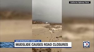 Video captures major mudslide in California