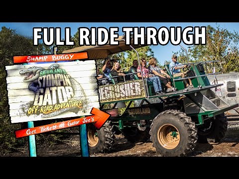 [4K] POV - Stompin' Gator Off-Road Adventure Ride - Gatorland Orlando FL