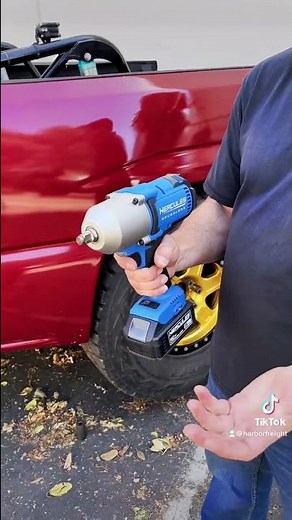 Hercules 20V Brushless Cordless 1/2 in. High Torque Impact Wrench | Harbor Freight #shorts