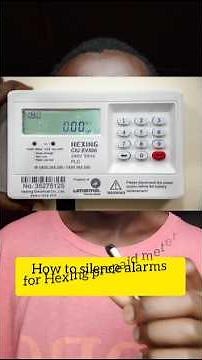 How to Silence a Hexing Prepaid Electricity Meter Alarm #MeterAlarmFix #ElectricityHack