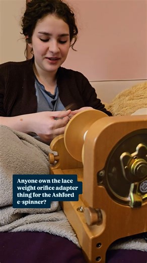 8.2K views · 335 reactions | What do you think? Do I need the orifice adapter gadget for my @ashford_wheels_looms e-spinner? Do you have it? Love it? Is it a game changer? It's almost my birthday.... maybe I should treat myself 樂樂 #handspunyarn #handspun #handspinnersofinstagram #yarn #fiberarts #angora #angorarabbit #imakeyarn #spinningwheel #espinner #ashfordwheelsandlooms | Ewenique Astrid | Facebook