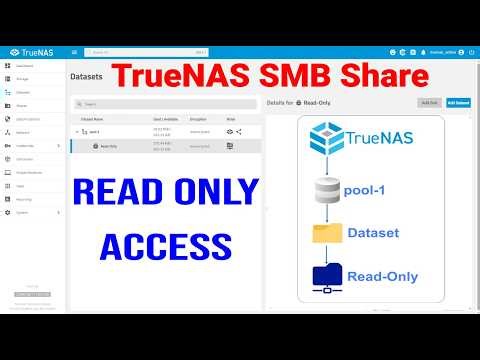 TrueNAS ACL Tutorial: Configure Read-Only Permissions & SMB Share Step-by-Step