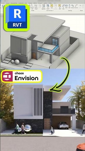 Revit + Envision #rendering #Revit #architecture