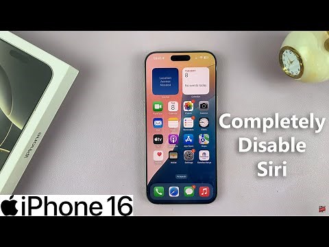 How To Completely Disable Siri On iPhone 16 / 16 Pro