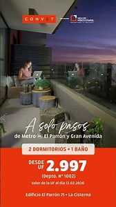 Edificio El Parrón 71 en La Cisterna I Convet