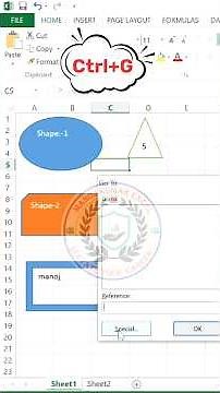 Delete All Shapes in Excel with One Click | Keep Text from Shapes Automatically #excel