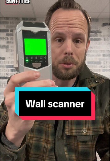 This multifunctional wall scanner, not only find studs, but also electrical wires and metal in your wall picks up today in the Tiktok shop #Wall #Tool #Scanner #Remodel #Build #Electrical
