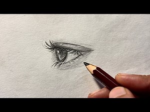 “How to Draw an Eye from Side View | Easy Realistic Step-by-Step Tutorial for Beginners”