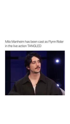 Globix on Instagram: "He's the perfect Flynn Rider😍#shorts #milo manheim#trending Disney has officially announced that Milo Manheim has been cast as Flynn Rider in the upcoming live action adaptation of Tangled. The casting places Manheim in the role originally voiced by Zachary Levi, bringing the charming thief to life in Disney's latest live action project. He will star opposite Teagan Croft, who has been cast as Rapunzel, as the studio continues its run of reimagined animated classics. The f