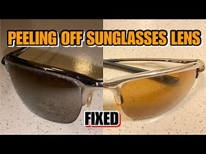 HOW TO FIX PEELING OFF SUNGLASSES- OAKLEY