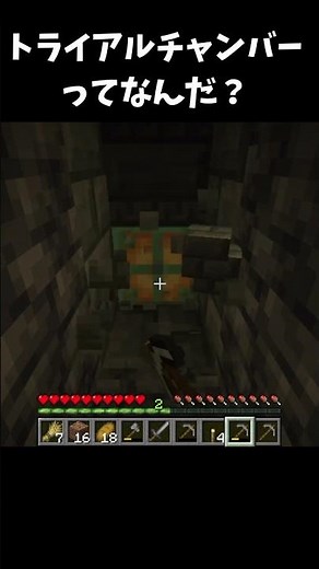 トライアルチャンバーって何？#初心者マイクラ #minecraft #マイクラ #マインクラフト #ゲーム実況