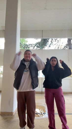 why is she twirling on one foot