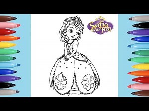 Princess Sofia the First Coloring Page | Sofia the First ✨️