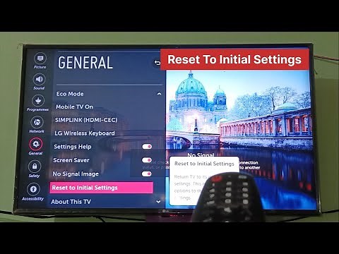 LG Smart TV | How to Factory Reset Back to Default Settings LG Smart TV | LG Smart TV reset |