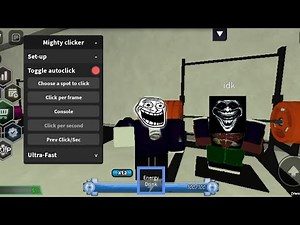 UNTITLED GYM GAME SCRIPT || UNLIMITED ENERGY || AUTOCLICK || FLUXUS || ROBLOXHACK😁