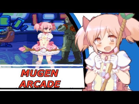 Mugen Arcade Mode with Kaname Madoka