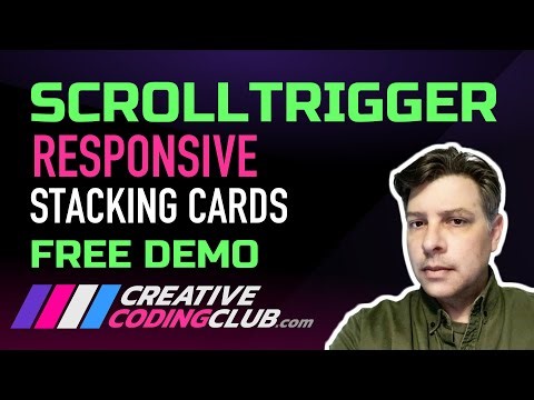 DEMO: ScrollTrigger Stacking Cards (Responsive)