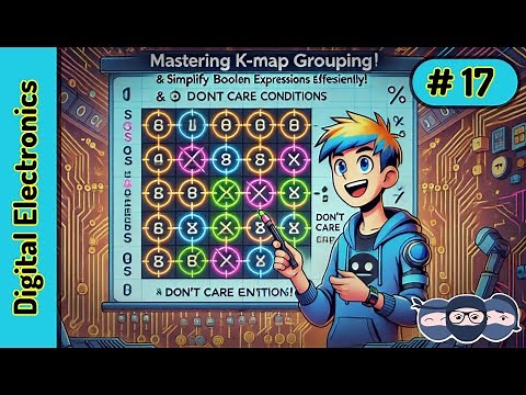Mastering K-Map Grouping & Don't Care Conditions: Simplify Expressions! | Digital Electronics Ep 17